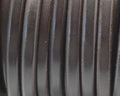 REGALIZ Leather cord. Oval 10x6mm. Brown. Best Quality.