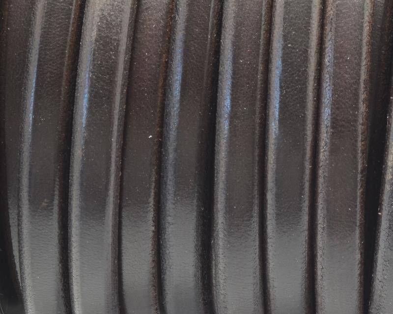 REGALIZ Leather cord. Oval 10x6mm. Brown. Best Quality.