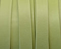 Flat Leather cord. 10x1.5mm. Denver. Apple green. Best Quality.