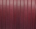 Flat Leather cord. 5x1.5mm. Denver. Garnet. Best Quality.