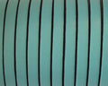 Flat Leather cord. 5x1.5mm. Sea blue2. Best Quality.