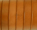 Flat Leather cord. 10x1.5mm. Light brown2. Best Quality.