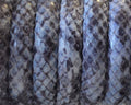 Imitation Snake skin. Synthetic cord. 10x5mm. Lilac. Best Quality.