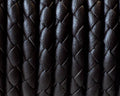 Bolo Braided Round Leather Cord. 4mm. Dark brown. Best Quality.