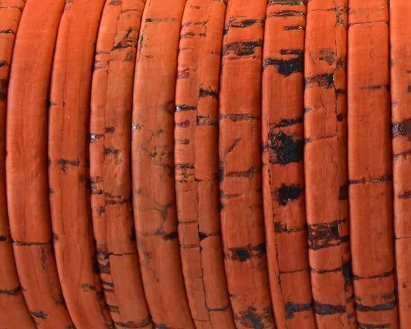 Flat Cork. 5x1.5mm. Orange-t. Best Quality.