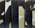 Flat Leather cord. 10x1.5mm. Print 10. Best Quality.