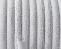 Round Leather cord. 5mm. White. Hollow. Inn.1.5mm.approx. Best Quality.