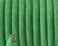Round Leather cord. 5mm. Green. Hollow. Inn.1.5mm.approx. Best Quality.