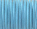 Flat Leather cord. 3x1mm. Denver. Turquoise. Best Quality.