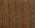 Flat Synthetic Caviar. 10x2.2mm. Caviar-brown. Best Q.