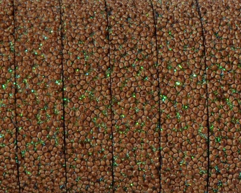 Flat Synthetic Caviar. 10x2.2mm. Caviar-brown. Best Q.