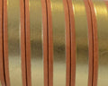 Flat Leather cord. 10x2mm. Flat. Natural-gold. Best Quality.