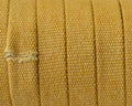 Jeans cloth Flat cord. 10x2mm. Yellow. Best Quality.