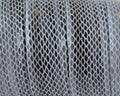 Cloth Flat Cord. 16mm. Snake engraved. Light grey. Best Quality.