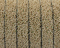 Flat Synthetic Caviar. 10x2.2mm. Beige2. Best Quality.