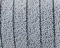 Flat Synthetic Caviar. 10x2.2mm. Light grey. Best Quality.