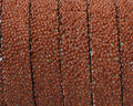Flat Synthetic Caviar. 10x2.2mm. Brown2. Best Quality.