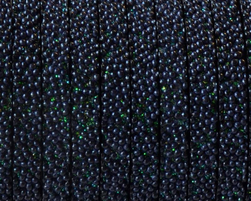 Flat Synthetic Caviar. 5x2mm. Navy blue. Best Quality.