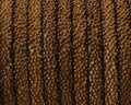 Flat Synthetic Caviar. 5x2mm. Brown. Best Quality.