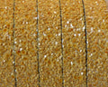 Synthetic Strand. Flat. 10x2mm. Gold. Best Quality.