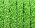 Flat Synthetic Caviar. 10x2mm. Apple green. Best Quality.