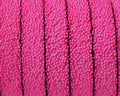 Flat Synthetic Caviar. 10x2mm. Fuchsia. Best Quality.