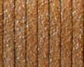 Synthetic fancy cord. Flat. 5x2mm. Medium Brown. Best Quality.