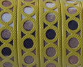 Synthetic fancy cord. Flat. 12x1.5mm. Lima-multicolor. Best Quality.