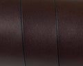 Flat Leather cord. 20x1.5mm. Dark Brown. Best Quality. 100/120cm strand