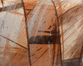 Flat Leather cord. 20x2mm. Brown-silver. Best Quality.