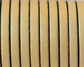 Flat Leather cord. 5x1.5mm. Metal gold-black2. Best Quality.
