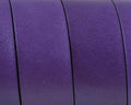 Flat Leather cord. 20x1.5mm. Purple-black. Best Quality. 100/120cm strand