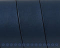 Flat Leather cord. 20x1.5mm. Navy blue-black. Best Quality. 100/120cm strand