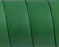 Flat Leather cord. 20x1.5mm. Green-black. Best Quality. 100/120cm strand