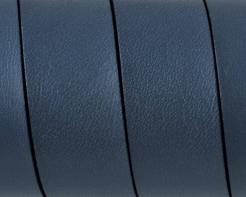 Flat Leather cord. 20x1.5mm. Grey-black. Best Quality. 100/120cm strand