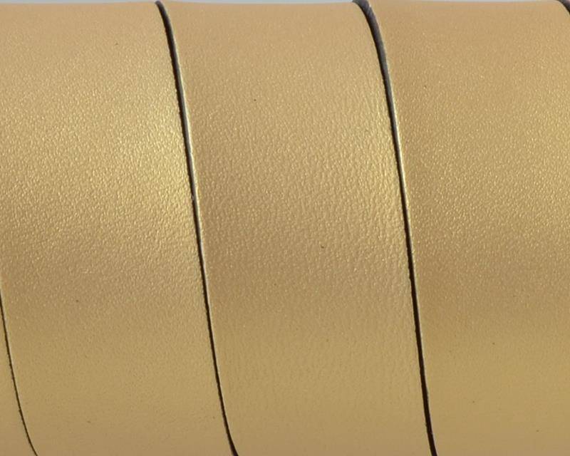 Flat Leather cord. 20x1.5mm. Metal gold2-black. Best Quality. 100/120cm strand