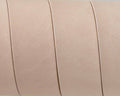 Flat Leather cord. 20x1.5mm. Natural. Best Quality. 100/120cm strand