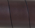 Flat Leather cord. 30x1.5mm. Dark brown. Best Quality. 100/120cm strand