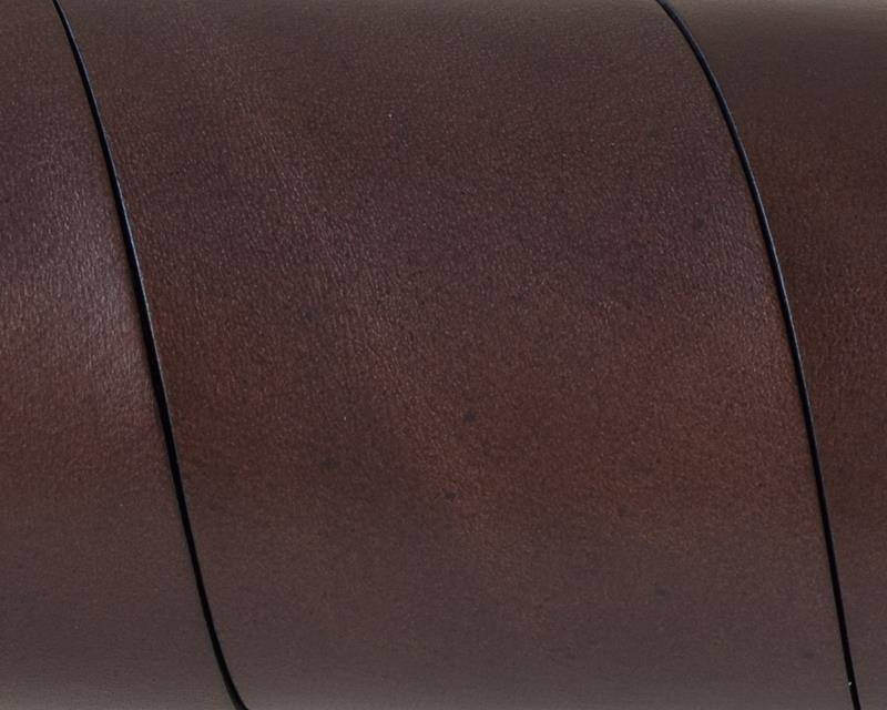 Flat Leather cord. 40x1.5mm. Dark brown. Best Quality. 100/120cm strand