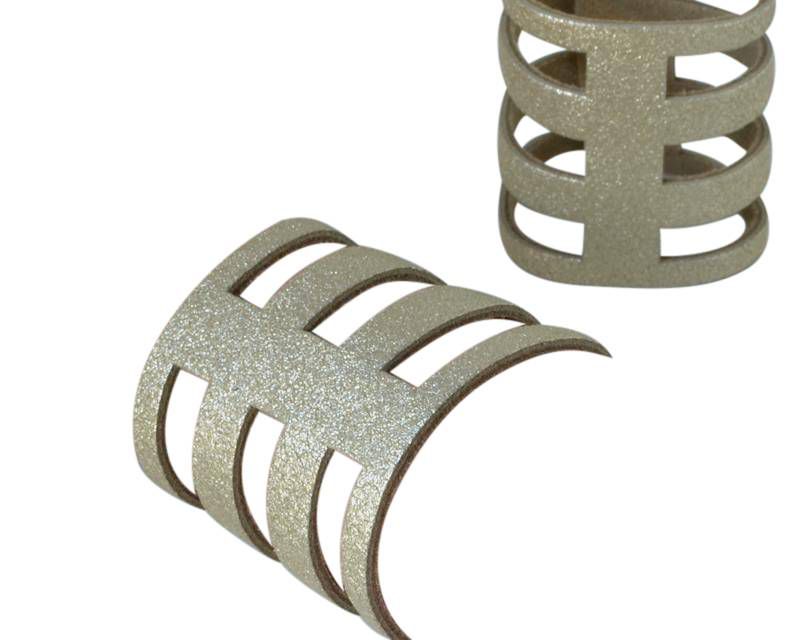 Leather Bracelet. 180x60mm. Metal silver. Best Quality.