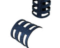 Leather Bracelet. 180x60mm. Navy blue. Best Quality.