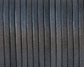 Flat Leather cord. 3x1.5mm. Antique metalic silver 3.Best Quality