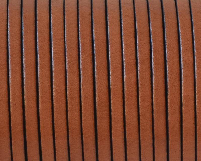 Flat Leather cord. 3x1.5mm. Brown & Black.Best Quality