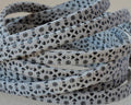 Flat Leather cord. 5x1.5mm. Grey. Best Quality