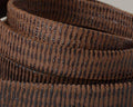 Flat Leather cord. 10x1.5mm. Dark brown. Best Quality