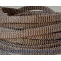 Flat Leather cord. 5x1.5mm. Light brown. Best Quality