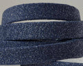 Flat Leather cord. 10x1.5mm. Navy blue. Best Quality.