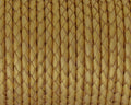 Bolo Braided Round Leather Cord. 3mm. Metallic gold. Best Quality.