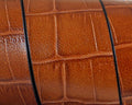 Flat Leather cord. Monterrey. 30x2mm. Brandy. Best Quality