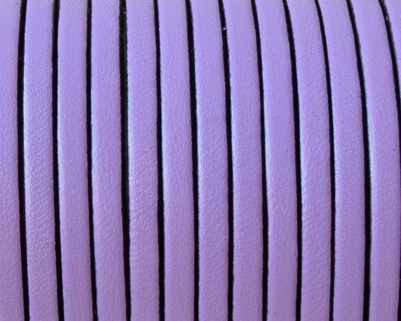 Flat Leather. 3x1.5mm. Violet. Best Quality